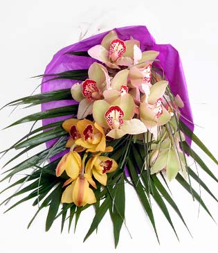  Krklareli ieki telefonlar  1 adet dal orkide buket halinde sunulmakta