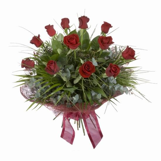 Etkileyici buket 11 adet kirmizi gül buketi  Kırklareli online çiçekçi , çiçek siparişi 