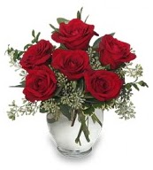 Vazo içerisinde 5 adet kırmızı gül  Kırklareli güvenli kaliteli hızlı çiçek 