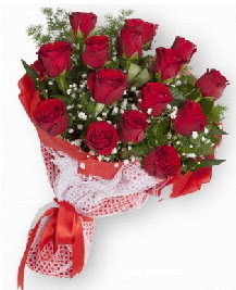 11 kırmızı gülden buket  Kırklareli internetten çiçek siparişi 