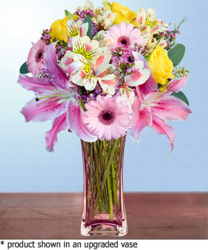 Anneme hediye karisik cam mevsim demeti  Kırklareli İnternetten çiçek siparişi 