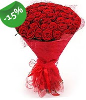51 adet kırmızı gül buketi özel hissedenlere  Kırklareli yurtiçi ve yurtdışı çiçek siparişi 