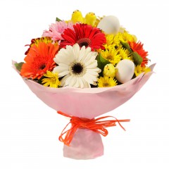 Karışık mevsim buketi Mevsimsel çiçek  Kırklareli İnternetten çiçek siparişi 