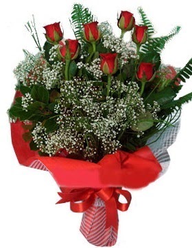 7 kırmızı gül buketi  Kırklareli çiçek siparişi sitesi 